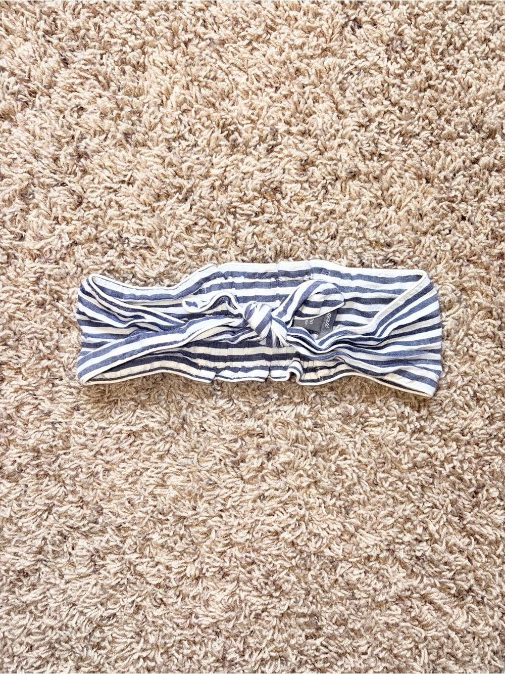 NWOT aerie Navy and White Striped Knotted Headband NEW